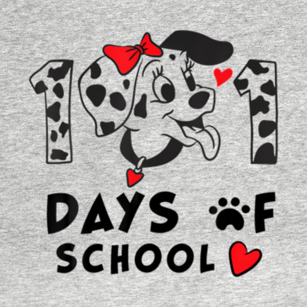 100 Days Of School Dalmatian Dog Boy Kid 100th Day Of School by Cristian Torres